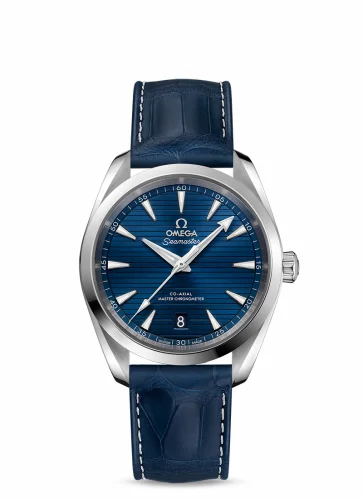 Omega Seamaster Aqua Terra 150M Master Chronometer 38 Stainless Steel / Blue / Alligator 220.13.38.20.03.001 (22013382003001)